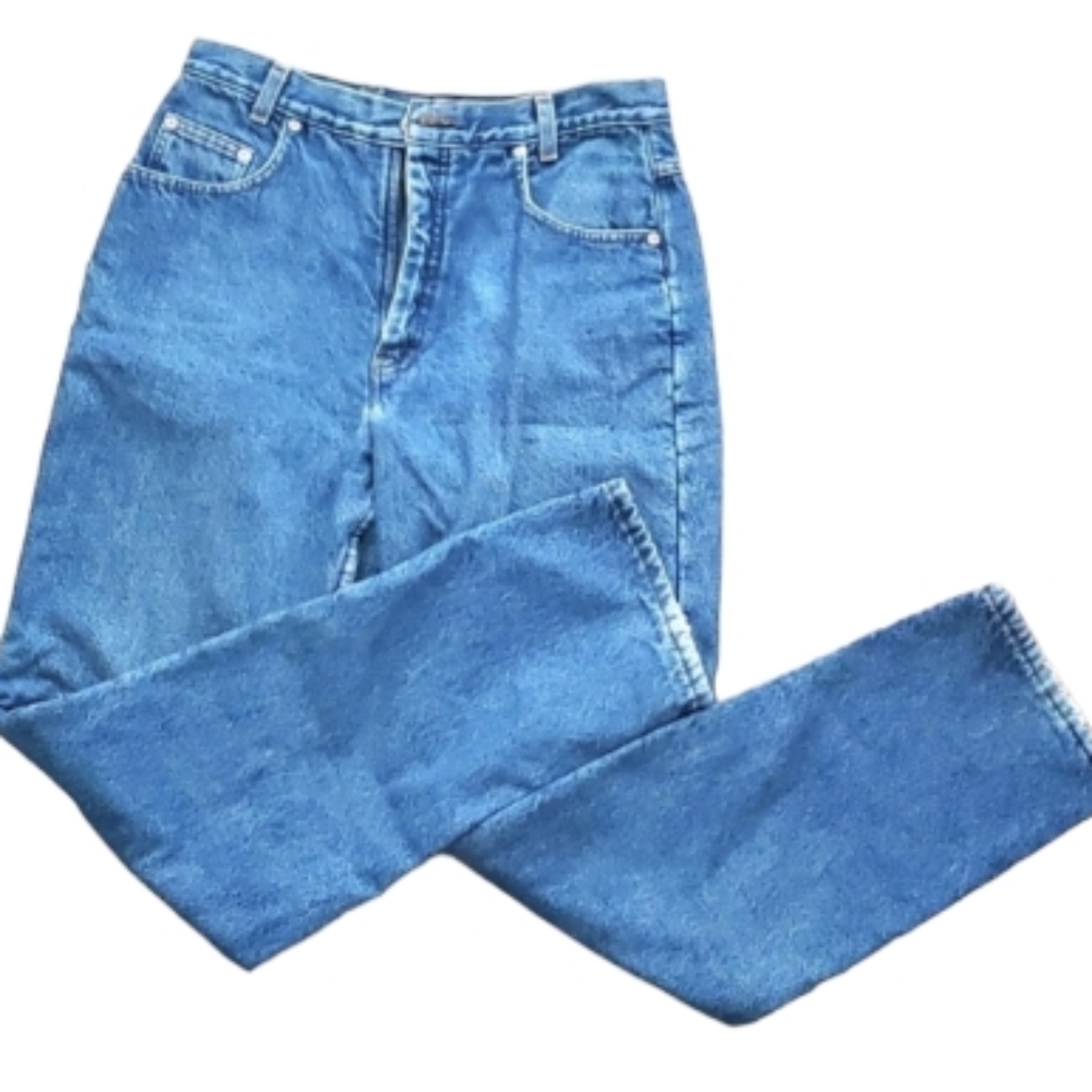 Polartec Womans Red Flannel Lined Denim Jeans Size 10‎